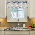 thumbnail image 2 of Yayeee Kitchen Valance Rod Pocket 54" x 18" Living Room Window Curtain, Light Blue Mountain, 2 of 6