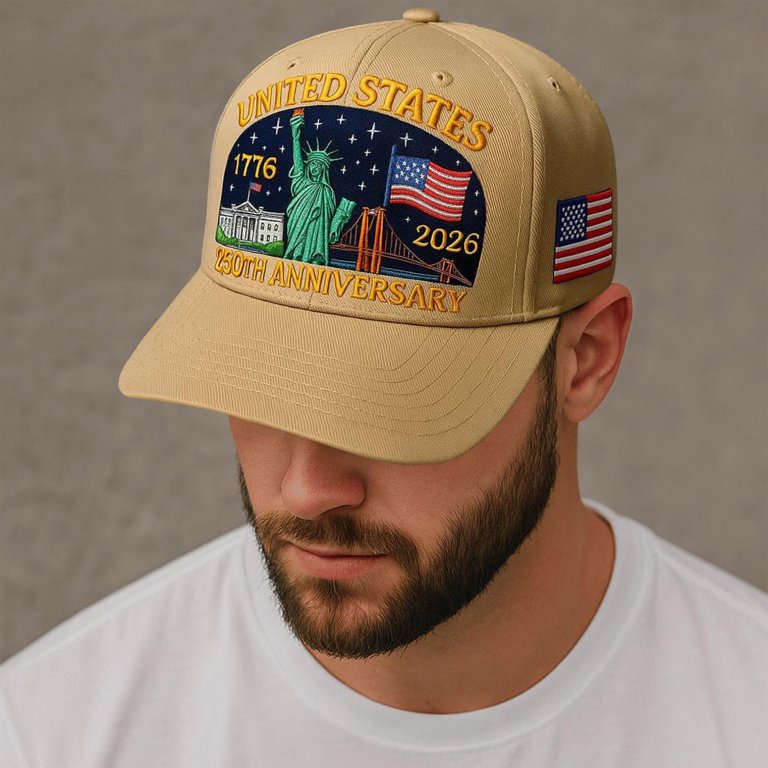 U.S. 250th Anniversary Patriotic Baseball Cap, Adjustable  display picture 2