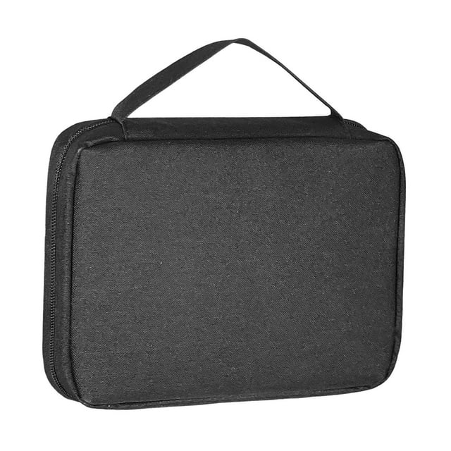 STARTIST Watch Band Case Business Travel Use Compact Handbag Watch Band Organizer Bag Black