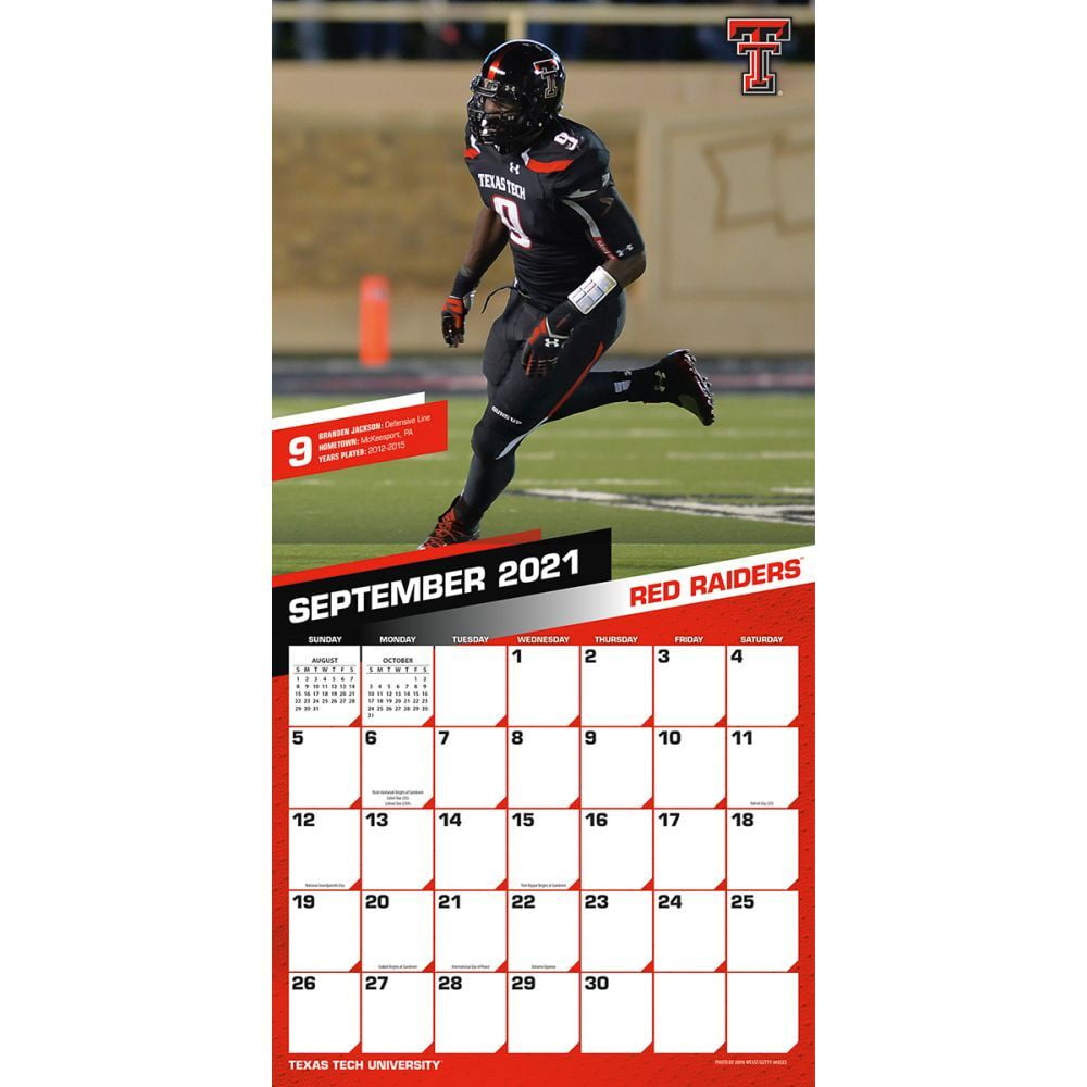 Texas Tech Red Raiders 2022 Wall Calendar - Walmart.com