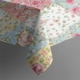 thumbnail image 3 of Pioneer Flower Floral Print Pattern Rectangle Tablecloth 60"x84", Waterproof Polyester Table Cloth, Wipeable Spillproof for Dining Camping Indoor Outdoor, 3 of 5
