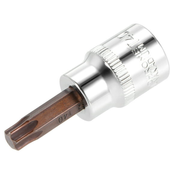 Unique Bargains 3/8' Drive x T40 Torx Bit Socket, S2 Steel Bits, CR-V Sockets 2' Length (For Hand Use Only)