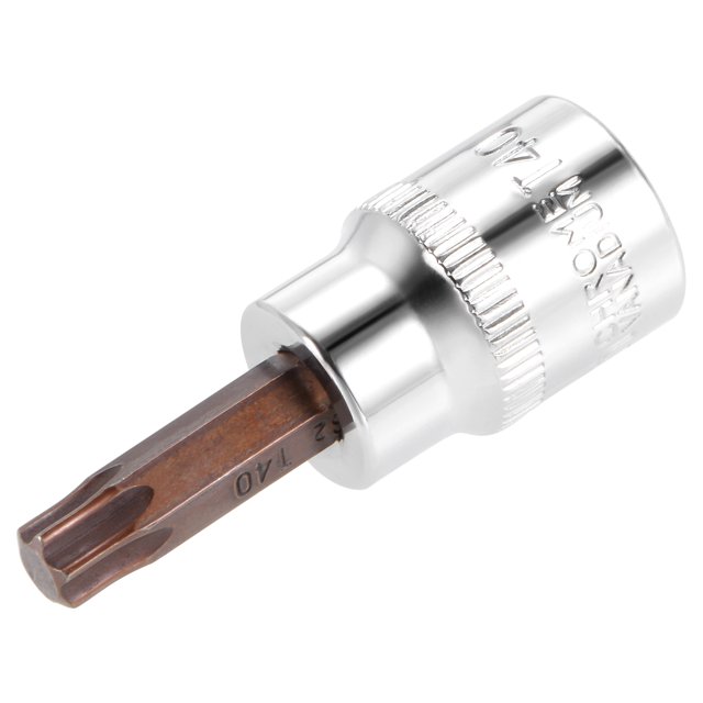 Unique Bargains 3/8' Drive x T40 Torx Bit Socket, S2 Steel Bits, CR-V Sockets 2' Length (For Hand Use Only)
