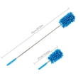 thumbnail image 2 of Injueey Plumero de microfibra telescópico, varilla de acero inoxidable, limpieza de coche en casa, cepillo retráctil para polvo, herramienta de Suministros de limpieza para el hogar azul Injueey HA6155-02B, 2 of 6