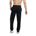 thumbnail image 2 of Champion Sweatpants, Powerblend, Fleece, Comfortable Relaxed-Bottom Pants for Men (Reg. or Big, Black C Patch Logo, X-Large Tall, 2 of 4