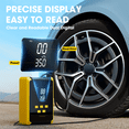 thumbnail image 2 of Ophanie 12V DC Tire Inflator - 160 PSI Pressure Gauge, Automatic Shutoff Car Portable Air Compressor, Digital Display, Faster Inflation, LED Light, Compact Design, Powered by Cigarette Lighter, 2 of 9