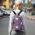 thumbnail image 7 of FORMRS Mini Backpack Purse for Women Travel Daypack Casual Shoulder Bag, Halloween Black Cat, 7 of 7