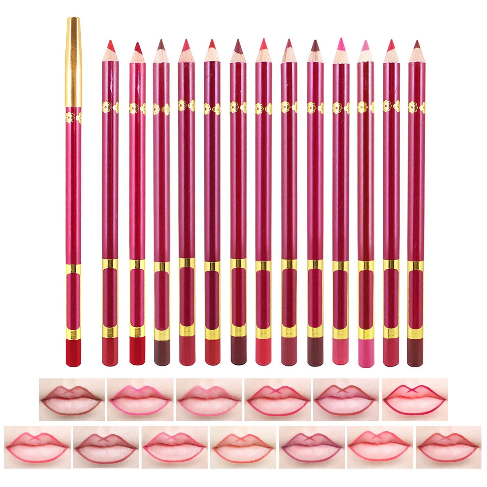 Lip Liner Retractable Doll 10 Cosmetics Eyebrow Lip Gloss with Lights Highly Figu Walnut Lipstick en Natural Lip Color Pigment by Highlighter Geller Lip Scrub Lipstick Lip Stick Bundles And