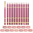 Linjieee Lipstick Pencil Lip Liner Makeup Non Stick Glue Easy To Apply