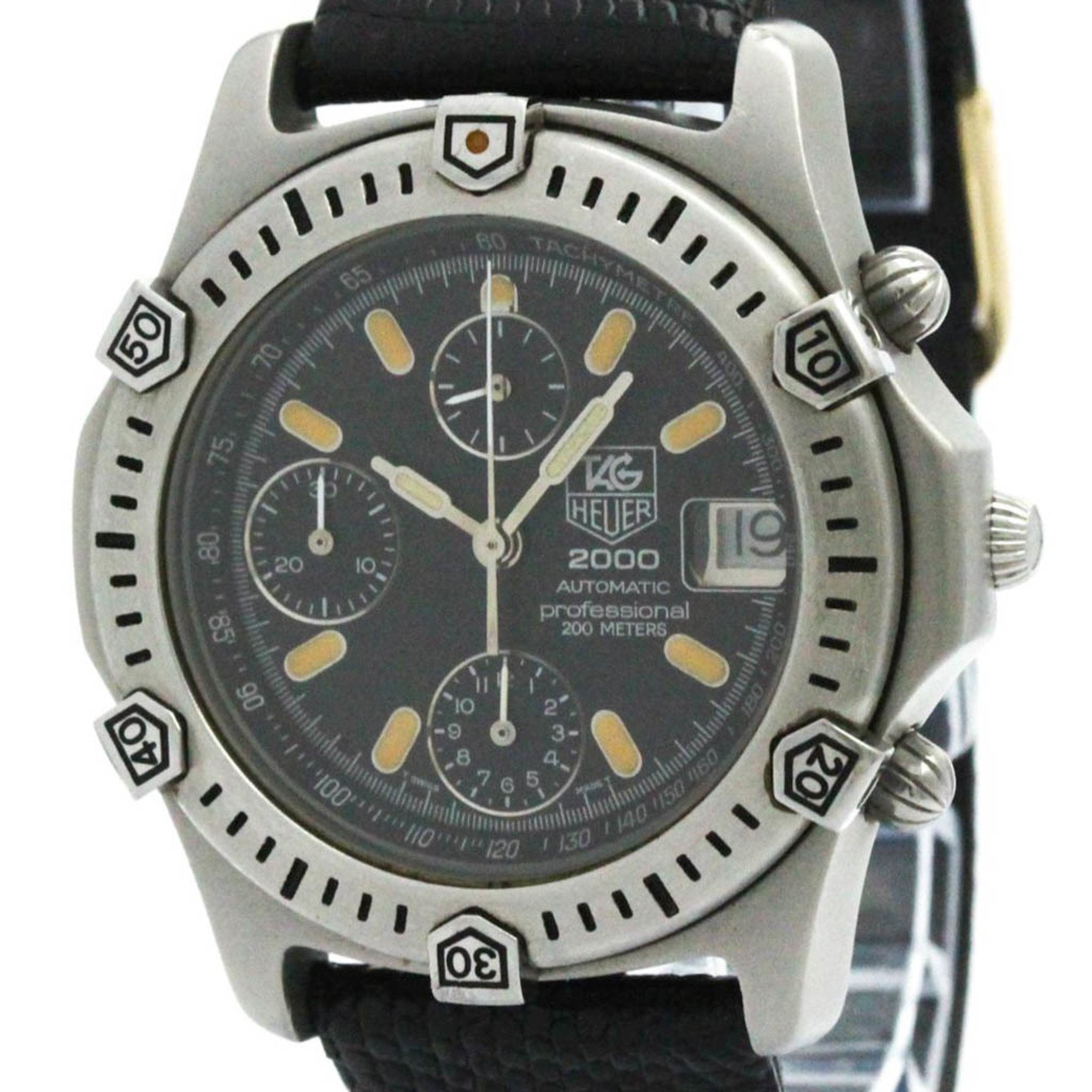 TAG HEUER 2000 Professional シリーズ 169.306 Pre-Owned TAG HEUER 2000 Professional Chronograph Steel