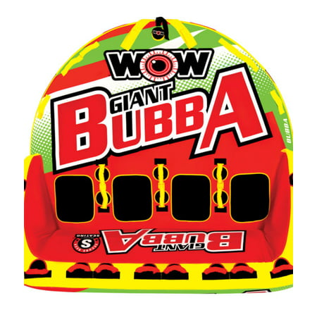 WOW 171070 Giant Bubba Hi-Vis Inflatable Towable for 1-4 (Best Towable Vehicles For Rvs)