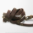 thumbnail image 3 of 74" Viking Double Wrap Long Belt Genuine Leather Medieval Renaissance LARP SCA, 3 of 4