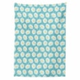thumbnail image 2 of Daisy Tablecloth, Repetitive Spring Season Themed Pattern of Scattered Flourishing Flowers, Rectangle Satin Table Cover for Dining Room and Kitchen, 52" X 70", Pale Blue and Mustard, by Ambesonne, 2 of 2
