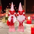 thumbnail image 4 of RBCKVXZ Valentines Day Gnome Plush Decorations, Scandinavian Tomte Doll Valentines Gnome for Home Table, Sweet Valentines Gift, Bridal Shower Gifts (Pink), 4 of 6