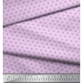 thumbnail image 2 of Soimoi Modal Satin Fabric Dot & Heart Shirting Decor Fabric Printed Yard 42 Inch Wide, 2 of 3