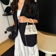 thumbnail image 2 of Bolso Elegante Kuymtek para Mujer Fiesta Noche Con Lazo Diamantes Imitación Blanco, 2 of 9