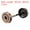 Chrome Plated, variant on Uxcell Door Hole Cover Plate, Zinc Alloy Circle Deadbolt Cover Plate Door Reinforcement Plate for Door Hole Filling Silver