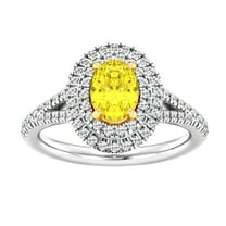 Unique Moments 1.20 Ct Round Lab Grown Diamond Ring in 10K for Women (HI-SI/I1) for Women