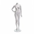 thumbnail image 1 of Female Mannequin - Headless, Right Hand On Hip, Left Leg Slightly Bent, 1 of 1