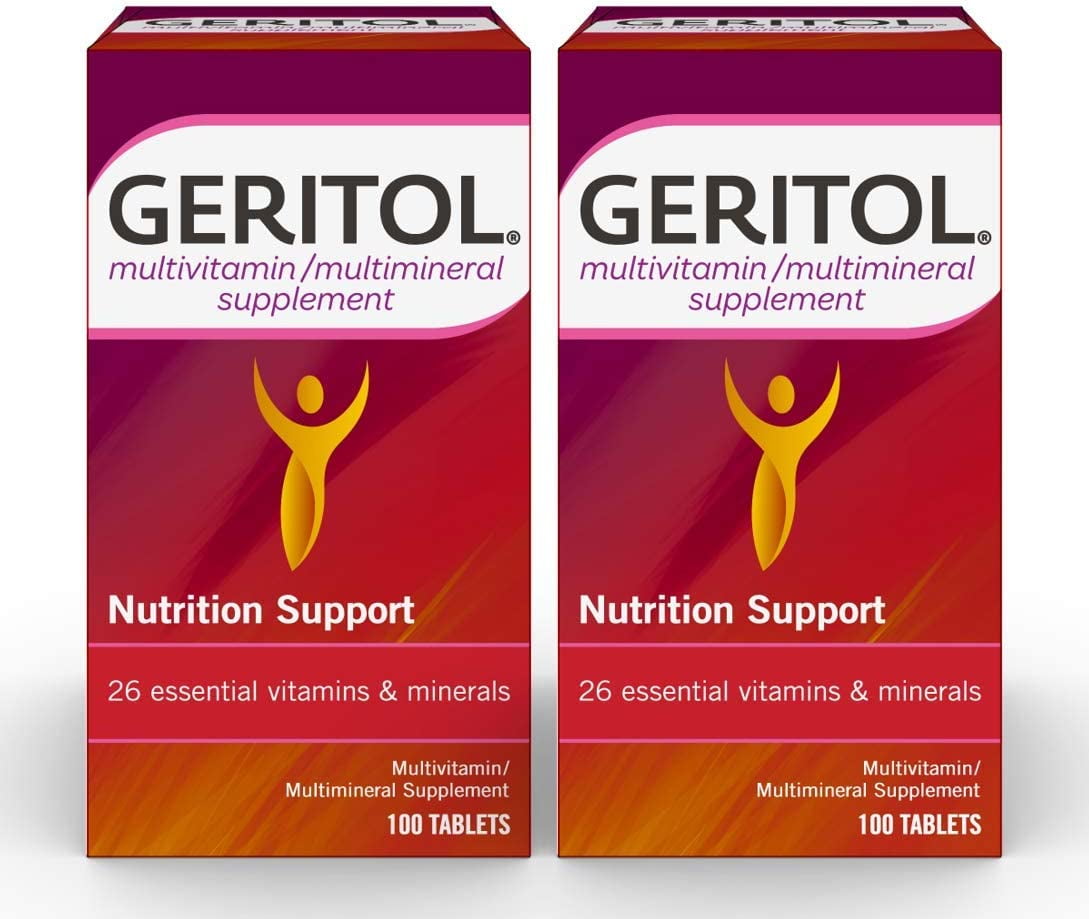 Geritol, Multivitamin Supplement, Contains BVitamins, Antioxidants