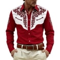 thumbnail image 1 of Camisetas de Navidad de Manga Larga para Hombre Camiseta de Manga Larga Casual de Moda para el Otoño Invierno Al Aire Libre Diario, 1 of 4