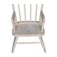 thumbnail image 4 of Rosebery Kids Traditional Solid Hardwood Rocking Chair in Natural, 4 of 7