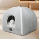 thumbnail image 2 of Cama para Gato WINDRACING Casa Tienda para Gatos con Almohada Lavable Gris, 2 of 6
