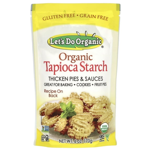 Edward & Sons, Let's Do Organic, Organic Tapioca Starch, 6 oz Pack of 3