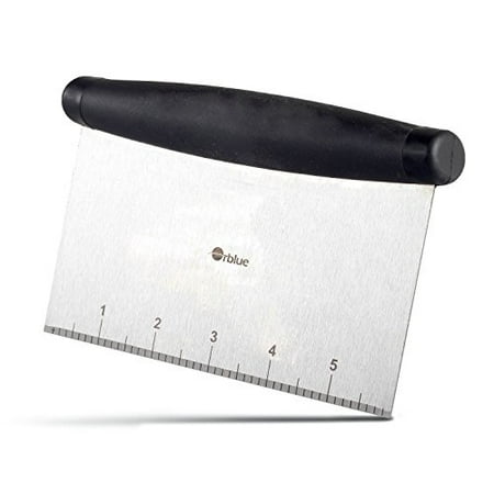 Orblue Pastry Scraper And Cutter Stainless Steel Pizza Dough