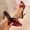 Wine, variant on Women's Plus Size Patent Leather Bow Heeled Mules, Pointed Open Toe Kitten Heel Slides, Stylish and Elegant for Parties, Dates and Special Occasions Black 41