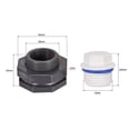 thumbnail image 2 of Unique Bargains G3/4 Fil PVC Adaptateur de Réservoir de Cloison avec Raccord PPR Blanc 1 Set, 2 of 5