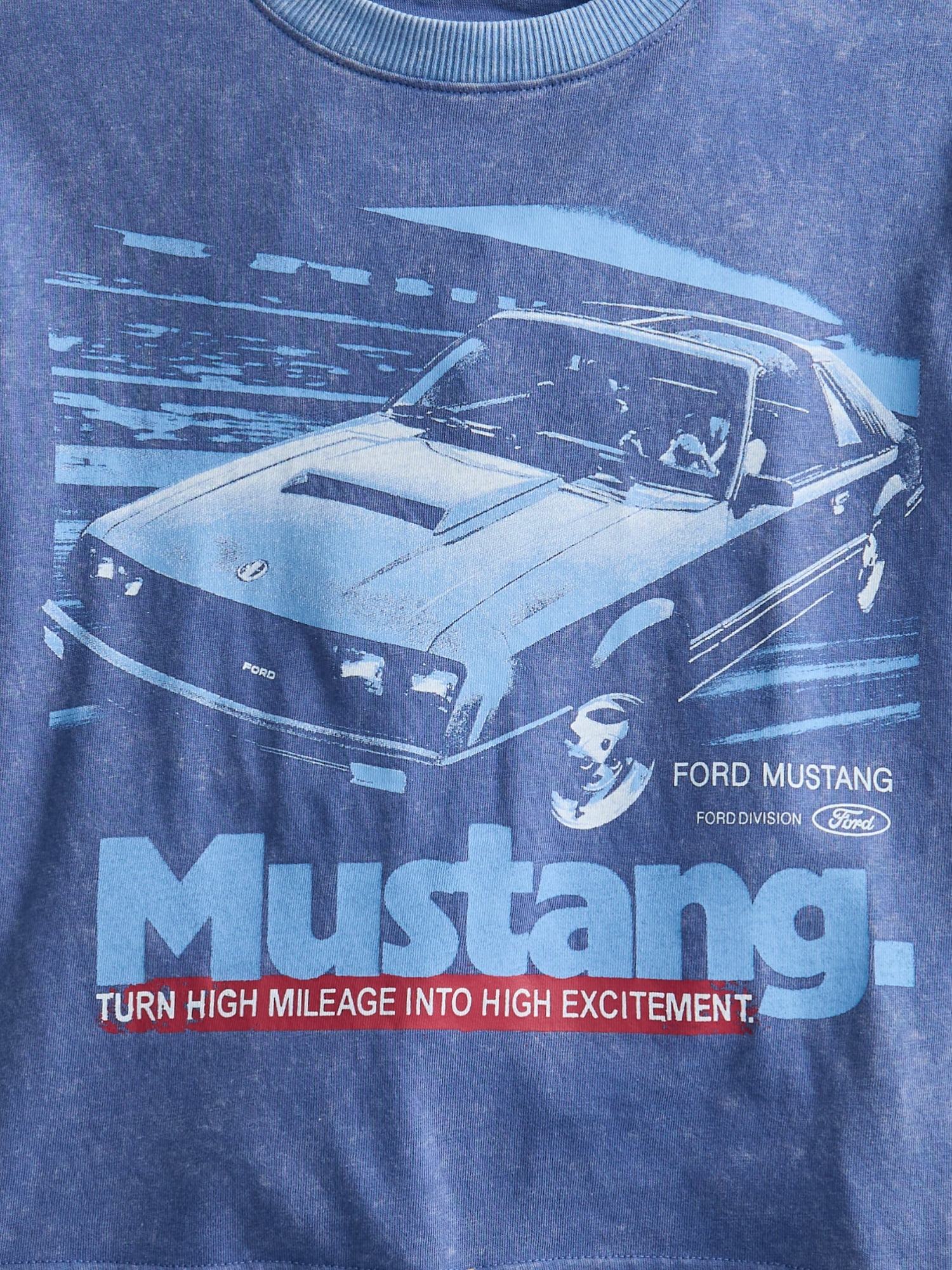 Mustang Boys Graphic Tee with Short Sleeves, Sizes 4-18