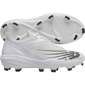 New Balance 4040V6 Men's Low Molded Baseball Cleats White/Black