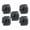 Matt black, variant on 5Pcs Metal Push Button Cabinet s Keyless For Campers Boats Easy Install 3 Colors