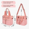 thumbnail image 6 of Tote Bag for Women Canvas Tote Bags Handbags for Women Crossbody Bag with Multiple Pockets, 6 of 7