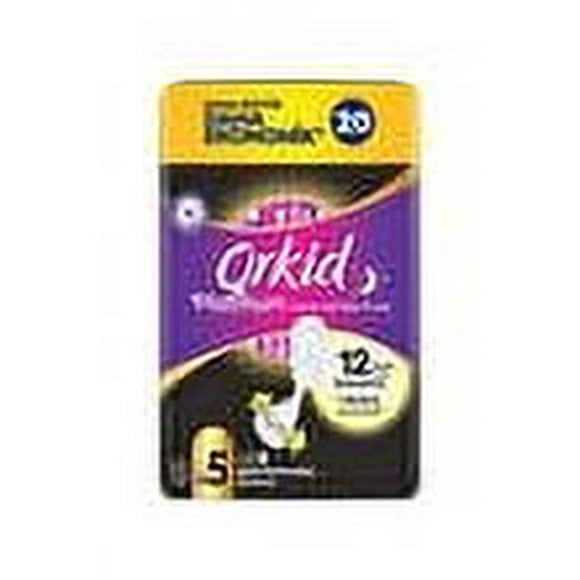 Orkid Serviettes Hygiéniques Platine Quadruple Nuit Extra Plus Lot de 20