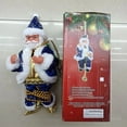 thumbnail image 7 of JeashCHAT Santa Claus Musical Climbing Rope, Electric Climbing Santa on Rope, Cute Santa Claus Doll Figurine Ornaments for Christmas Tree, Window, Wall, Home Decor, 7 of 7