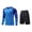 Blue, variant on 2 Piece Tween Boys Goalkeeper Uniform Sets Padded Long Sleeve V Neck Athletic Top and Padded Shorts Outfits Stretch Activewear for Soccer Training Paintball Contact Sports