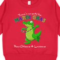 thumbnail image 3 of Inktastic There's No Party Like Mardi Gras-alligator Toddler Sweatshirt, 3 of 4