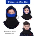 thumbnail image 4 of Kids Balaclava Face Mask, AYAMAYA Winter Windproof Hat Ski Mask for Cold Weather, Full Face Cover Warm Fleece Ski Mask Neck Warmer for Skiing Cycling, 4 of 7