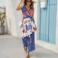 thumbnail image 6 of 4th of July Sleeveless Dress Female Clothing Dress Women Summer 2025 Dress, 6 of 7