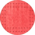 thumbnail image 1 of Ahgly Company Indoor Round Abstract Red Contemporary Area Rugs, 6' Round, 1 of 4
