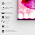 thumbnail image 5 of Wynwood Studio Fashion and Glam Contemporary Canvas Art - Pink Fancy Lips, Wall Art for Living Room, Bedroom, and Bathroom, 20 in x 20, Pink and White Home Decor, 5 of 5