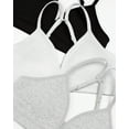 thumbnail image 2 of Fruit of the Loom Girl's Soft and Smooth Training Bralette, 3-Pack, 2 of 5