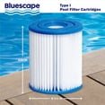 thumbnail image 5 of (2 pack) Bluescape Type I Pool Filter Cartridge 2-Pack, White, Adults, 5 of 8
