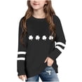 thumbnail image 2 of Kaemgyyd Toddler St. Patrick's Day Shirt Baby Boy Girl Cute Print Long Sleeve Tee Spring Crew Neck Green Casual Tops 3-14 Years, 2 of 5