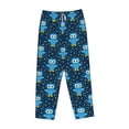 thumbnail image 4 of Haiem Blue Owl Women's Pajama Pants Ultra Lightweight Pjs Bottoms Sleepwear Bottom Pants With Pocket Drawstring-Small, 4 of 7