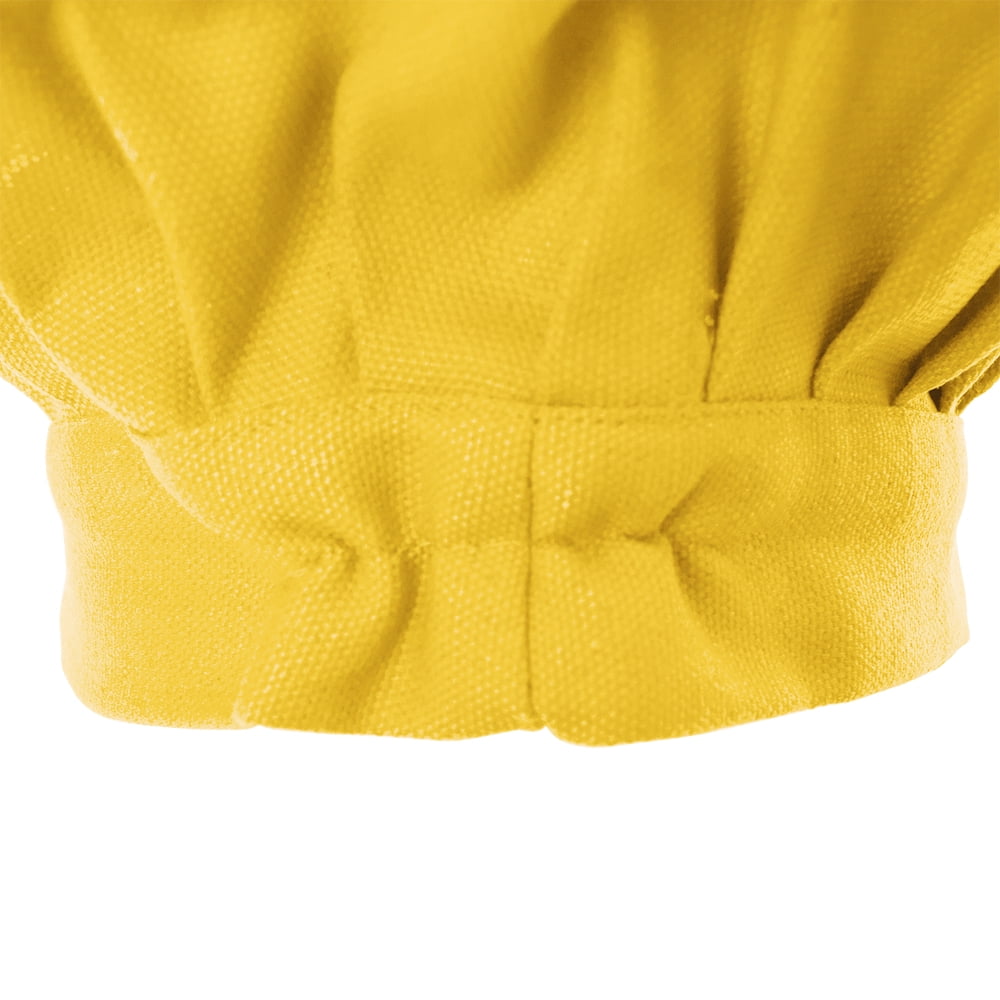 3-Pack Unisex Elastic Chef Hats - Adjustable Kitchen Cooking Cap For Catering, Baking, BBQ