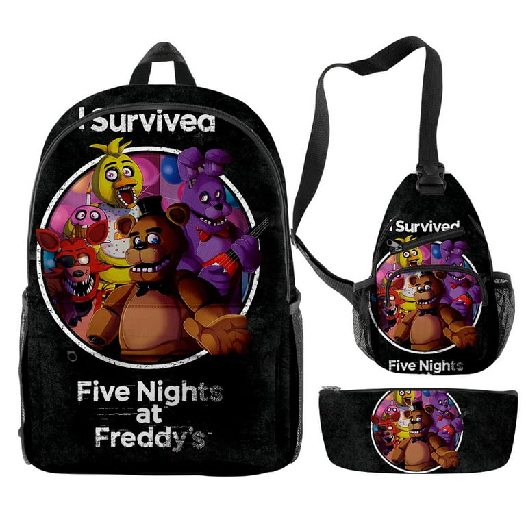 Five Nights At Freddy's Backpack - Walmart.com  Five nights at freddy's,  Backpacks, Black backpack