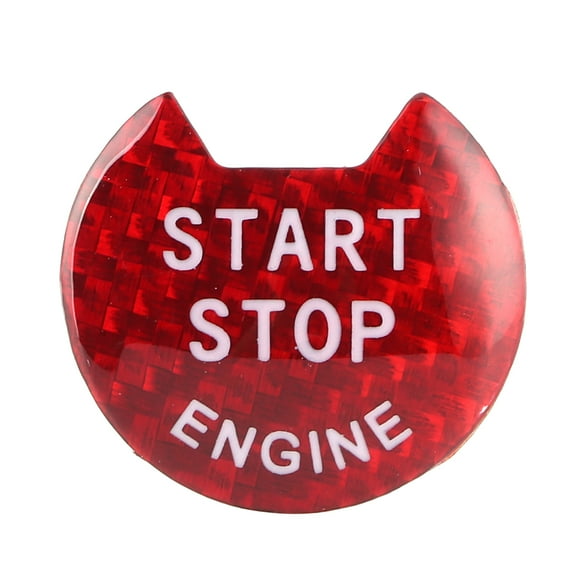 Car Interior Decoration,Car Engine Push Start Engine Push Start Cover Engine Start Button Cover Compact and Lightweight